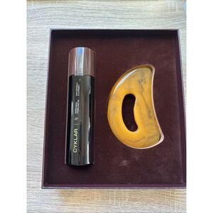 Cyklar Sacred Santal Glow Set Body Contour Tool Vitamin C Body Oil 4.2 oz Gift
